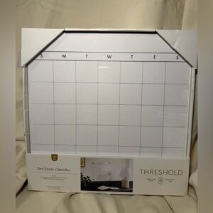 Threshold White Monthly Dry Erase Calendar